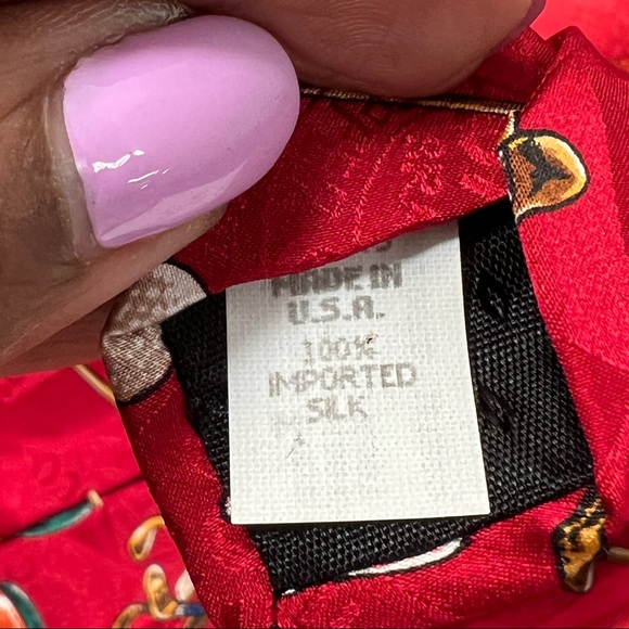 VINTAGE TABASCO Silk Tie Made In USA Excellent Pre-Owned Condition - Picture 4 of 5